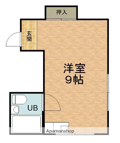MRS招提元町マンション(ワンルーム/4階)の間取り写真