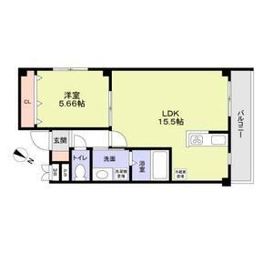 ENDLESSLY 北中振(1LDK/3階)の間取り写真