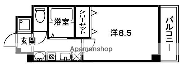 MPLAZA津田駅前十番館(1K/2階)の間取り写真