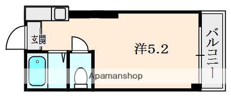 AZUREKUZUHA(1K/3階)の間取り写真