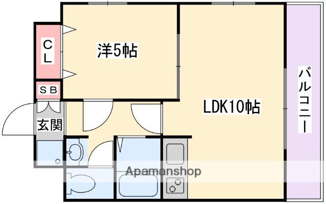 MPLAZA香里壱番館(1LDK/5階)の間取り写真