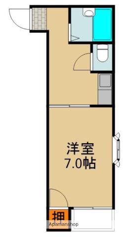 プレアール大池(1K/4階)の間取り写真