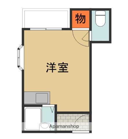 アルコバレーノ(ワンルーム/4階)の間取り写真