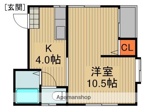 アビタシオン大島(1K/3階)の間取り写真