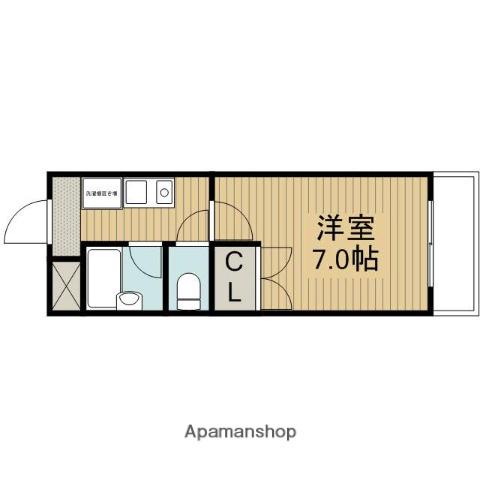 チェリーズマンション(1K/3階)の間取り写真