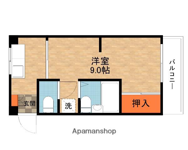 MPLAZA津田駅前七番館(1K/5階)の間取り写真