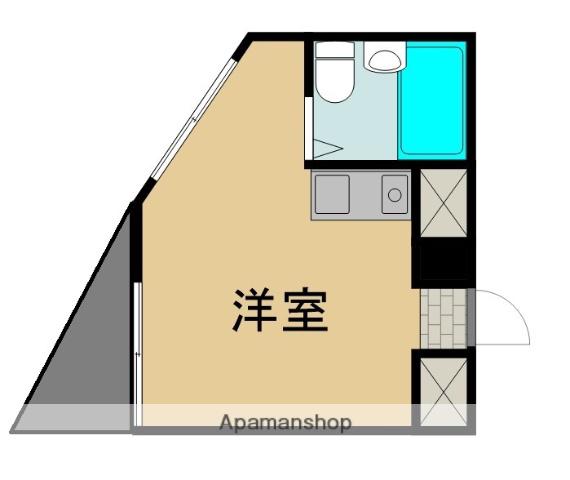 メゾンドパリ(ワンルーム/7階)の間取り写真