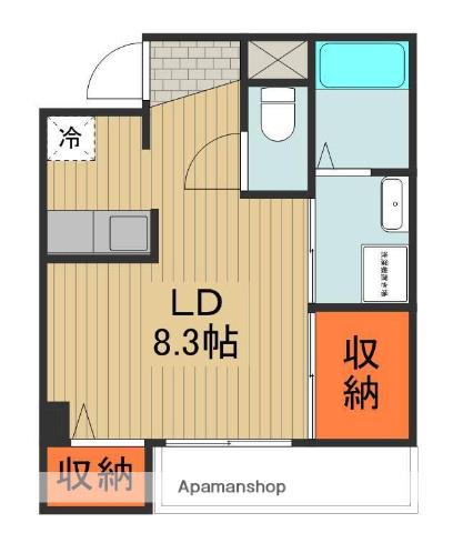 ミサワレジデンス門真(1K/1階)の間取り写真