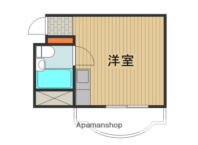 アパートメント門真(ワンルーム/2階)の間取り写真