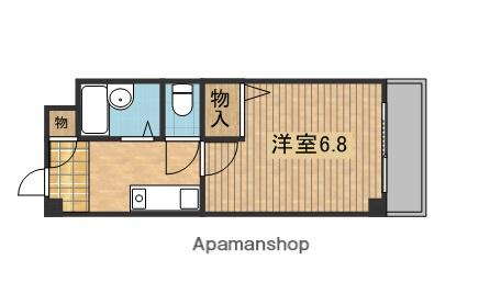 アーバンヨシダⅠ(1K/4階)の間取り写真