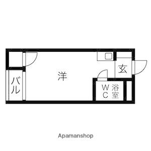 プレアール上神田(ワンルーム/2階)の間取り写真