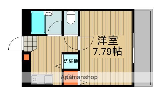 TAIHOレジデンス大日3(1K/3階)の間取り写真