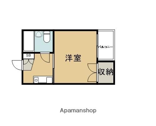 リピエーノ萱島(ワンルーム/4階)の間取り写真