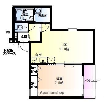 フジパレス守口Ⅴ番館(1LDK/1階)の間取り写真