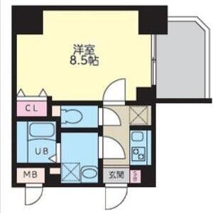 S-RESIDENCE千里丘(1K/14階)の間取り写真