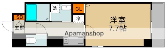 GROOVE守口駅前(1K/5階)の間取り写真