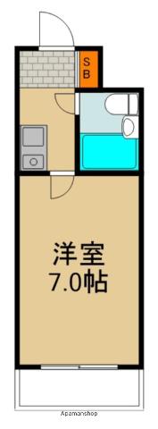 ニューライフテラ(1K/2階)の間取り写真