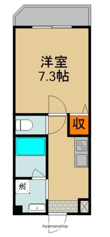 クレイン守口(1K/6階)の間取り写真