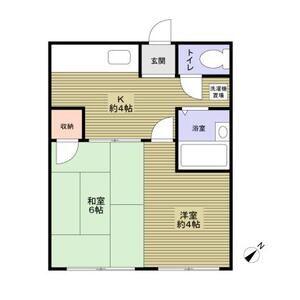 オプス正雀(1K/2階)の間取り写真