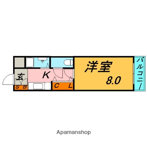 リブレハウス(1K/3階)の間取り写真