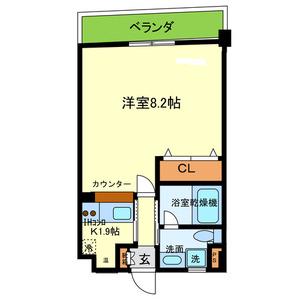 RITZ小阪(1K/2階)の間取り写真