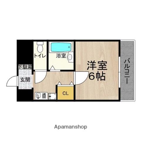 PS HIGASHI OSAKA(1K/3階)の間取り写真