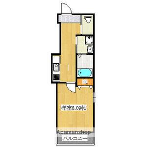 KTIレジデンス蒲生(1K/3階)の間取り写真