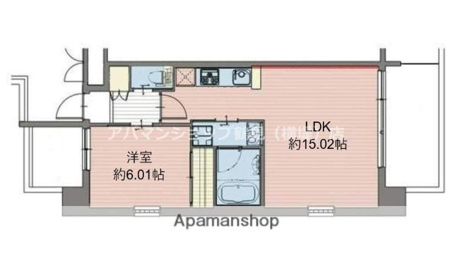 プレジオ今福鶴見(1LDK/8階)の間取り写真