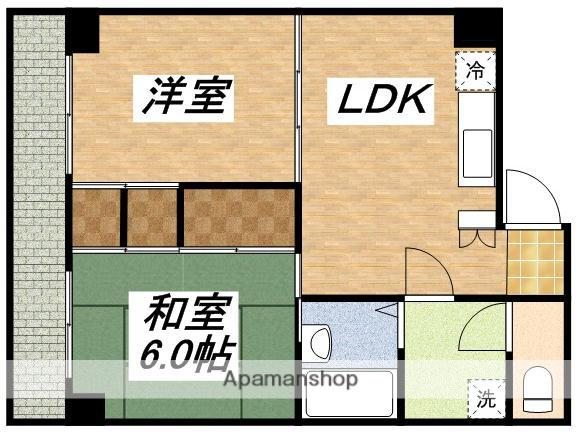 新大阪中央ハイツ(2LDK/5階)の間取り写真