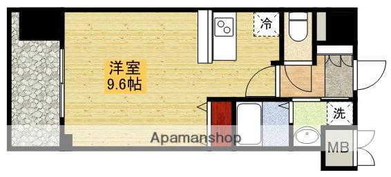 ララプレイス新大阪LD(ワンルーム/10階)の間取り写真