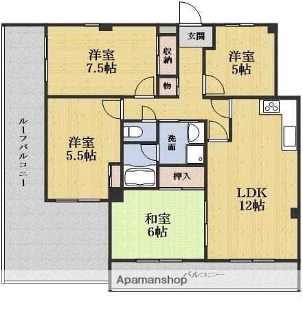 サンエトワール88(4LDK/4階)の間取り写真