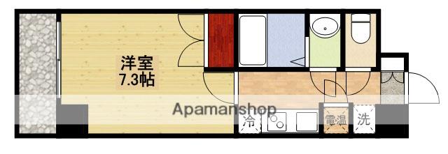 ファーストワン江坂(1K/8階)の間取り写真
