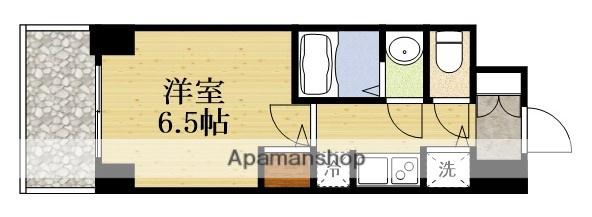 S-RESIDENCE江坂(1K/8階)の間取り写真