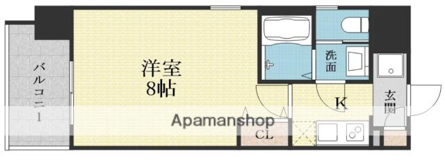 エスリード新大阪CONFORTⅠ番館(1K/5階)の間取り写真