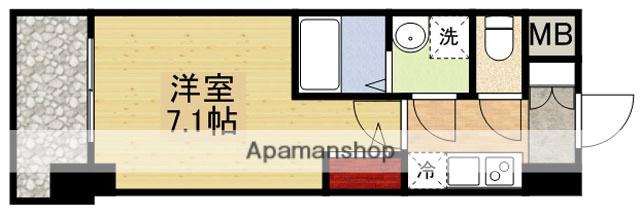 オーキッドレジデンス新大阪(1K/7階)の間取り写真