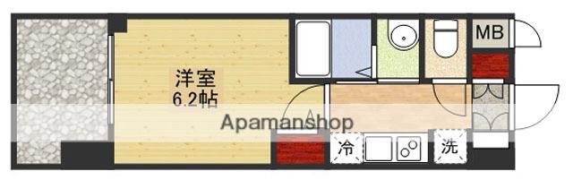 エステムコート新大阪ⅩⅢニスタ(1K/7階)の間取り写真