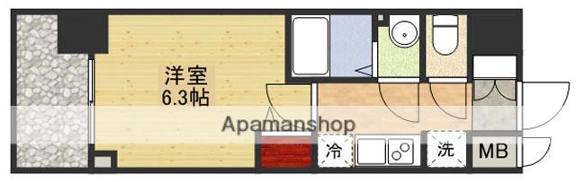 プレサンス新大阪イオリア(1K/7階)の間取り写真