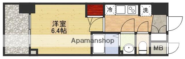 プレサンス新大阪イオリア(1K/10階)の間取り写真