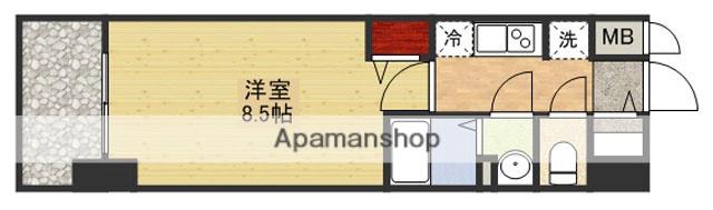 フェニックス新大阪(1K/15階)の間取り写真