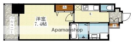 ファーストフィオーレ江坂レガリス(1K/11階)の間取り写真