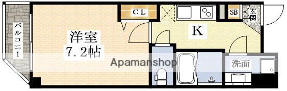 メリー新大阪(1K/5階)の間取り写真