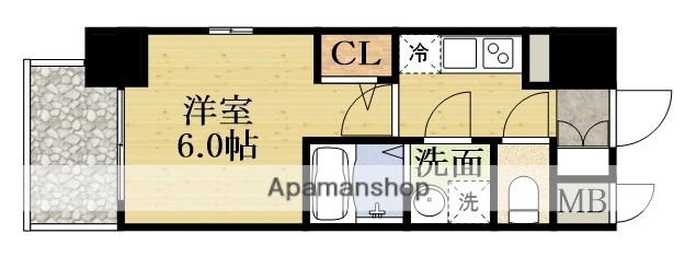 エスリード新大阪ザ・プレミアイースト(1K/12階)の間取り写真