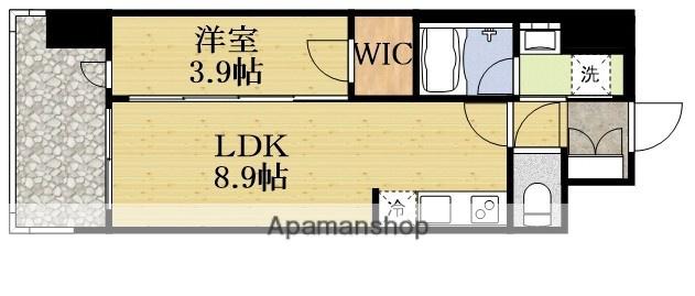 スプランディッドライズ新大阪ノース(1LDK/6階)の間取り写真