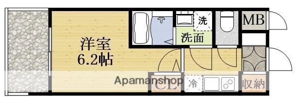 エステムコート新大阪ⅩⅥパルス(1K/5階)の間取り写真