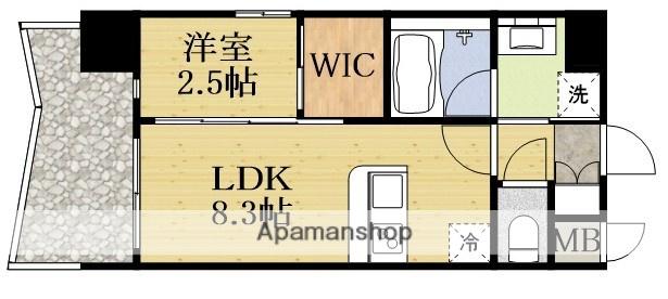 セレニテ新大阪アリエ(1LDK/10階)の間取り写真