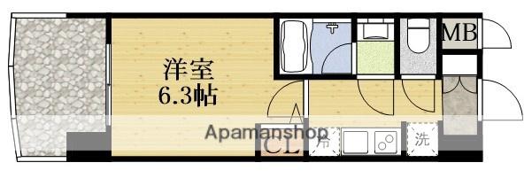 セレニテ新大阪アリエ(1K/10階)の間取り写真