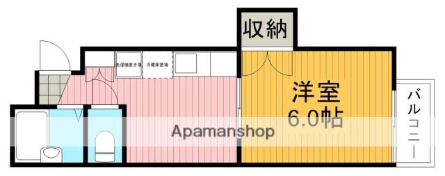 T・T・HOUSE(1K/2階)の間取り写真
