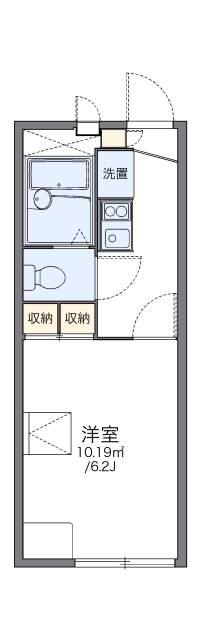 レオパレスHOTARUGAIKE(1K/1階)の間取り写真