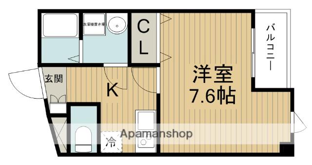 キャロル豊島南(1K/3階)の間取り写真