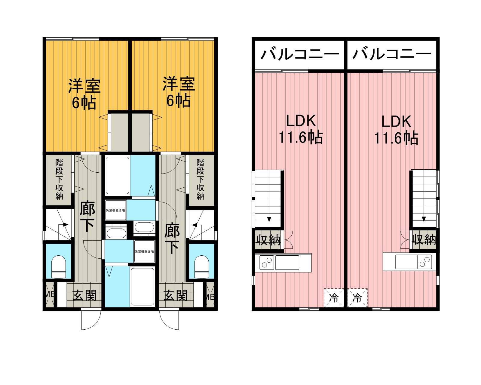 石橋ガーデンハウス(1LDK)の間取り写真